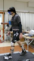 Testing of the passive ankle exoskeleton