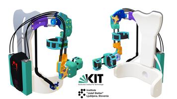 Another render of the UpperLimb exoskeleton